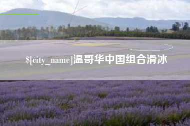 海丰温哥华中国组合滑冰