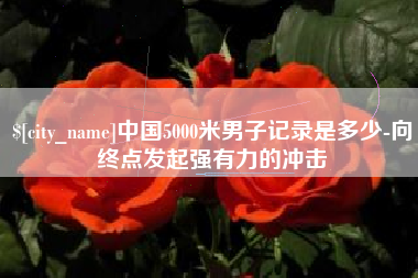 海丰中国5000米男子记录是多少-向终点发起强有力的冲击