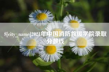 海丰2021年中国消防救援学院录取分数线