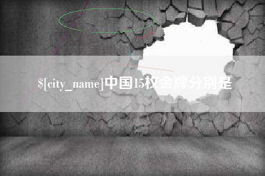 海丰中国15枚金牌分别是