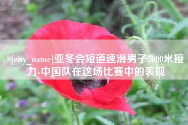 海丰亚冬会短道速滑男子5000米接力-中国队在这场比赛中的表现