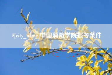 海丰中国消防学院报考条件