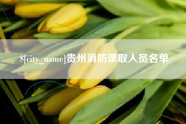 海丰贵州消防录取人员名单