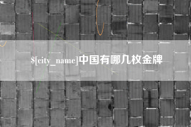 海丰中国有哪几枚金牌