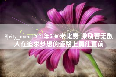 海丰2021年5000米比赛-激励着无数人在追求梦想的道路上勇往直前
