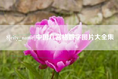 海丰中国九宫格数字图片大全集