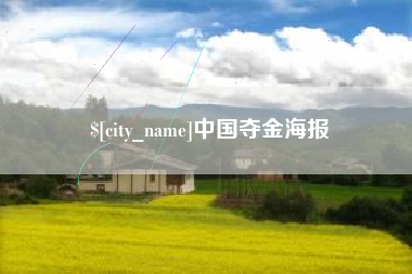 海丰中国夺金海报