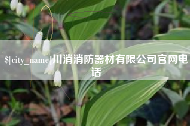 海丰川消消防器材有限公司官网电话
