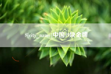 海丰中国19块金牌