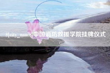 海丰中国消防救援学院挂牌仪式