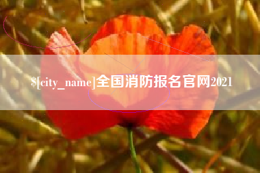海丰全国消防报名官网2021